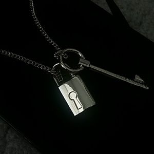 Victoria's Secret Lock & Chain Necklace